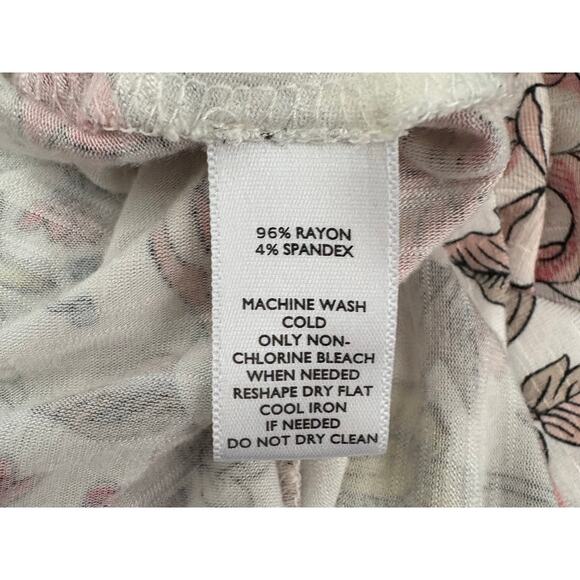 LOFT | Women's Multicolor Floral Flutter Cape Sleeve | XS Petite - Picture 4 of 5